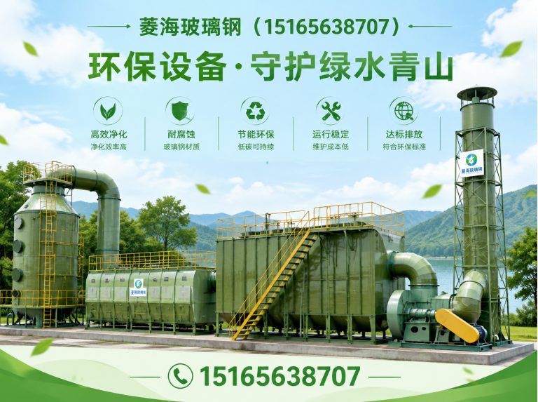 临朐县玻璃钢储罐展示图